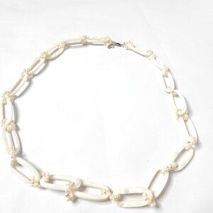 Anthology Women's Pearl Mother Of Pearl Linked Necklace